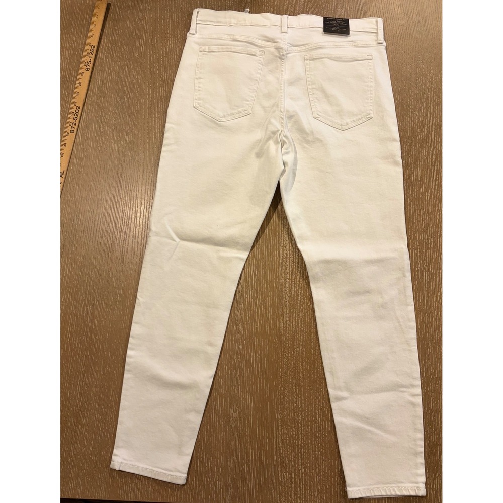 Banana Republic Vintage Stretch Skinny Jeans White Mid Rise Ankle 33/16 - Picture 7 of 8